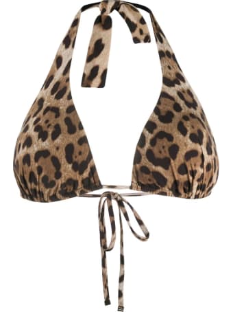 Dolce & Gabbana Animaler Bikini Bra