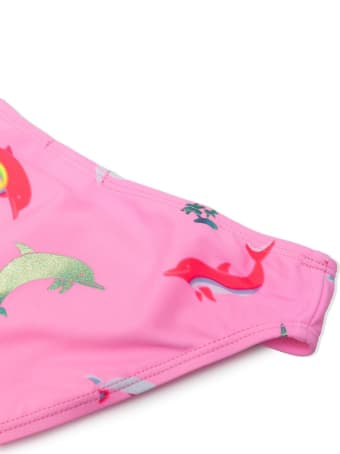 Billieblush Swimsuit With Print And Ruches