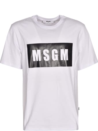 MSGM Tape Logo T-shirt