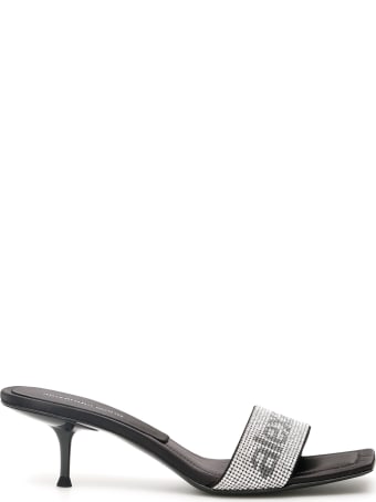 Alexander Wang Crystal Logo Jessie Mules