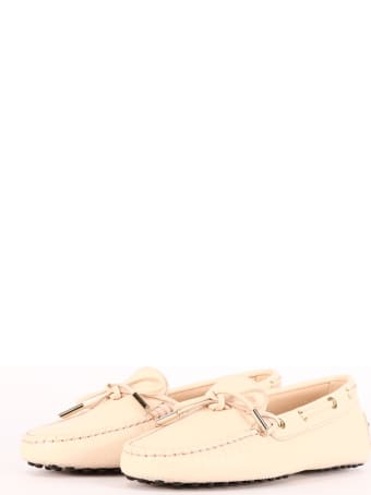 Tod's Pink Gommino Moccasin