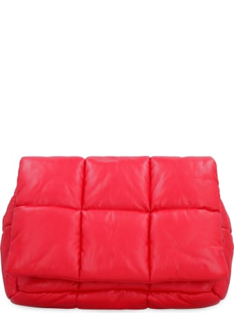 STAND STUDIO Wanda Faux Leather Clutch