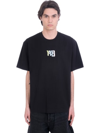 Alexander Wang T-shirt In Black Cotton