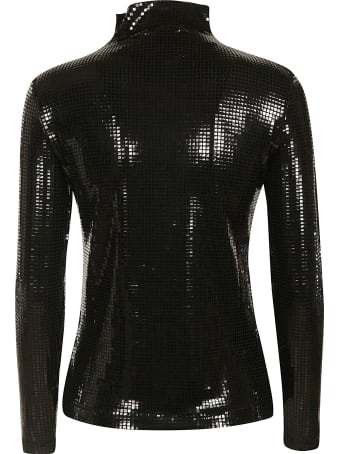 Ermanno Ermanno Scervino High-neck Embellished Slim Top
