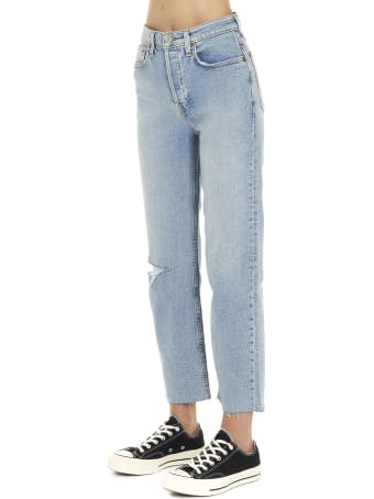 RE/DONE 'stove Pipe Destroyed' Jeans