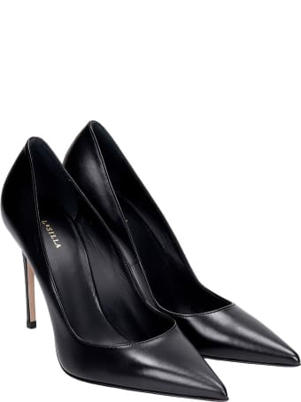 Le Silla Deco Eva 100 Pumps In Black Leather