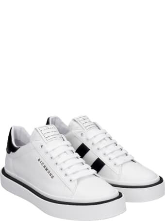 John Richmond Sneakers In White Leather