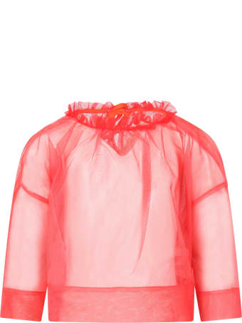 Tia Cibani Red Blouse For Girl