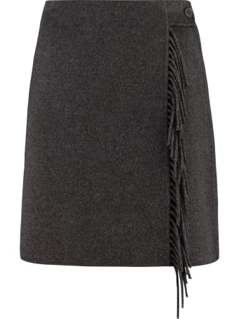 Parosh Wool Wrap Skirt