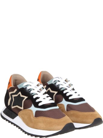 Atlantic Stars Draco Sneakers In Color Nylon And Suede