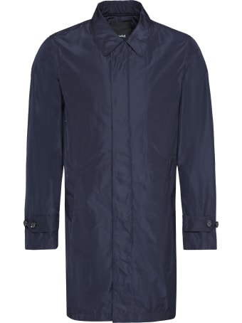 Add Techno Fabric Trench Coat