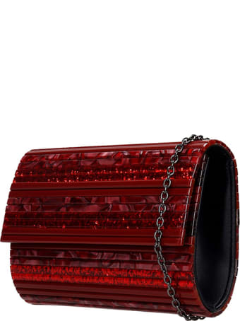 Kurt Geiger Party Envelope Clutch In Red Pvc