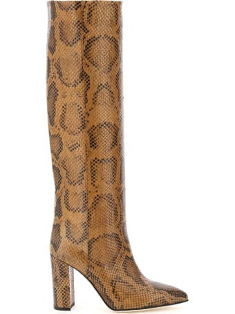 Paris Texas Python-print Boots