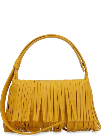 Simon Miller Mini Puffin Fringed Vegan Leather Bag
