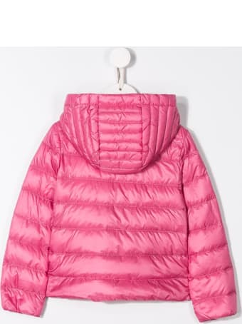 Moncler Glycine Down Jacket In Pink Nylon