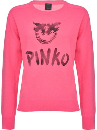 Pinko Scuderia Pink Cashmere Pullover