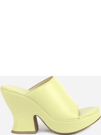 Bottega Veneta Wedge Sandals Made Of Leather