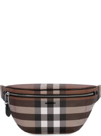 Burberry Checked E-canvas Belt Bag