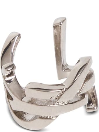 Saint Laurent Metal Monogram Ear Cuff
