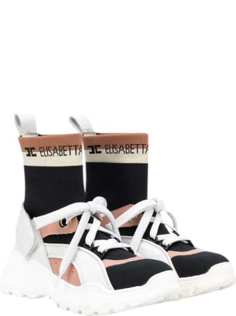Elisabetta Franchi La Mia Bambina Multicolor Teen Sneakers Elisabetta Franche La Mia Bambina