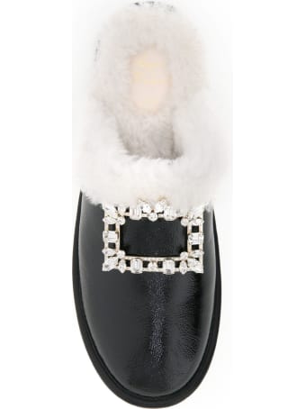 Roger Vivier Mules Hotel Vivier Rv Brooch