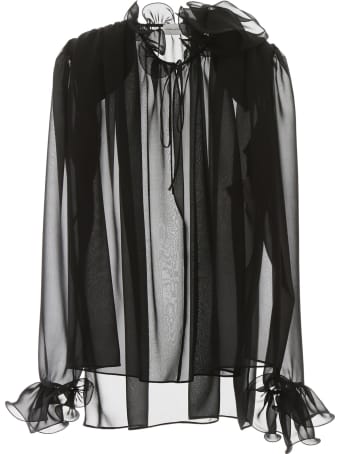 Magda Butrym Key West Ruffled Blouse