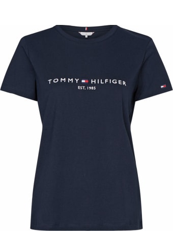 Tommy Hilfiger Blue Cotton T-shirt