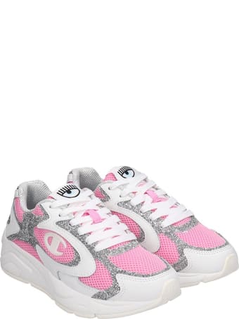 Champion Sneakers In White Synthetic Fibers