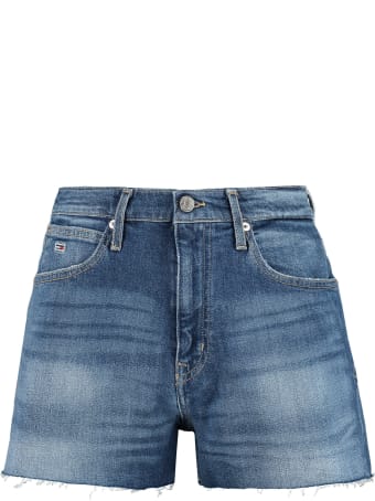 Tommy Jeans High-rise Cut-off Denim Shorts