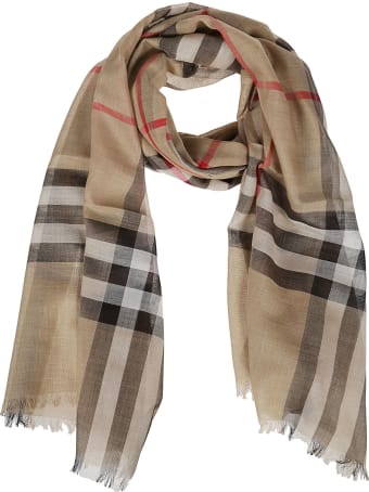 Burberry Sciarpa Giant Check Gauze