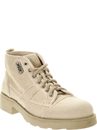 OXS Frank 1000 - Lace-up Ankle Boot In Canvas
