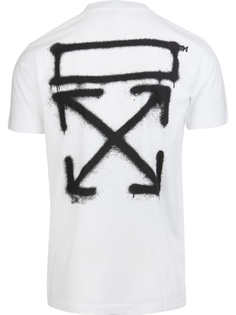 Off-White Man Spray Marker White T-shirt