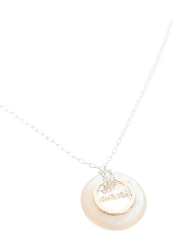 AMBUSH Unisex Necklace Carved Stone Charm
