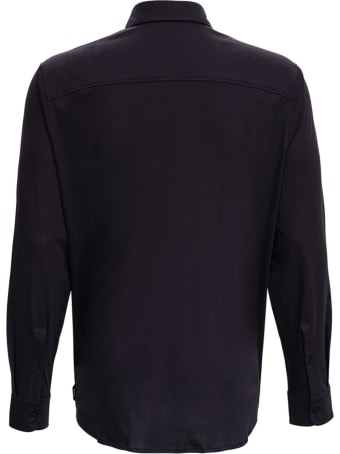 Z Zegna Pol0 Manica Lunga In Superfine Cotton