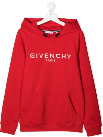 Givenchy Jersey Hoodie With Logo Print