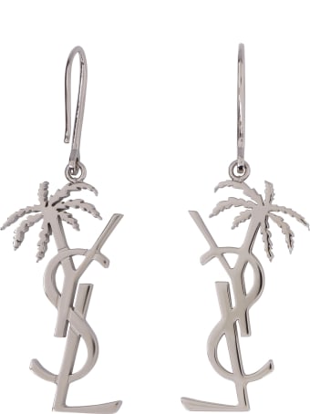 Saint Laurent Logoed Earrings