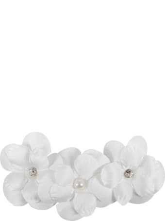 Loredana White Hair Clip For Girl