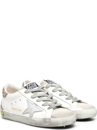 Golden Goose Superstar Sneakers With Glitter Back
