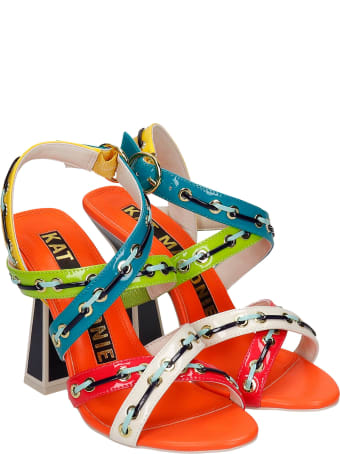 Kat Maconie Toro Sandals In Multicolor Leather