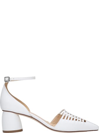 Fabio Rusconi Sandals In White Leather