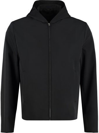 Prada Technical Fabric Hooded Jacket