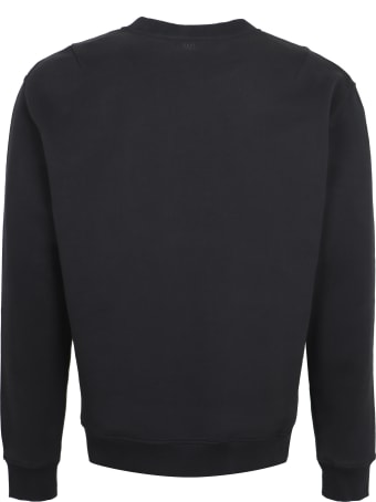 Ami Alexandre Mattiussi Logo Detail Cotton Sweatshirt