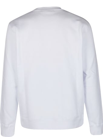 MSGM White Cotton Sweatshirt
