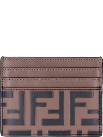 Fendi Leather Card Holder