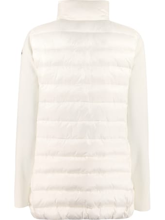 Moncler Knitted Sleeves Padded Jacket
