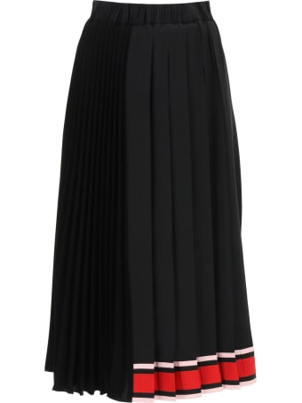N.21 Pleated Midi Skirt