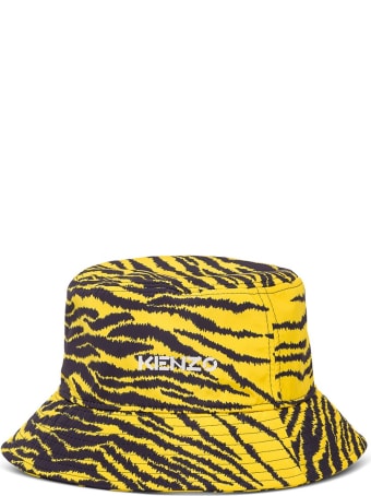 Kenzo Bucket Hat With Zebra Print