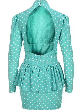 Alessandra Rich Polka-dot Dress
