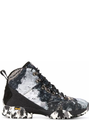 ROA White And Black Andreas Hiking Boots