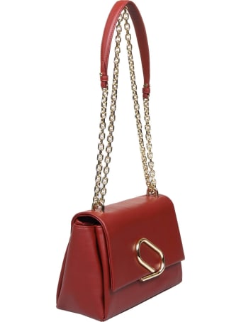 3.1 Phillip Lim Phillip Lim Alix Soft Chain Bag In Bordeaux Leather